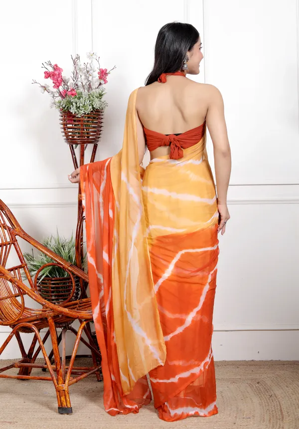 Orange_Designer_Pure_Chiffon_&_New_Trendy_Bollywood_Saree_For_Women_(With_Blouse)