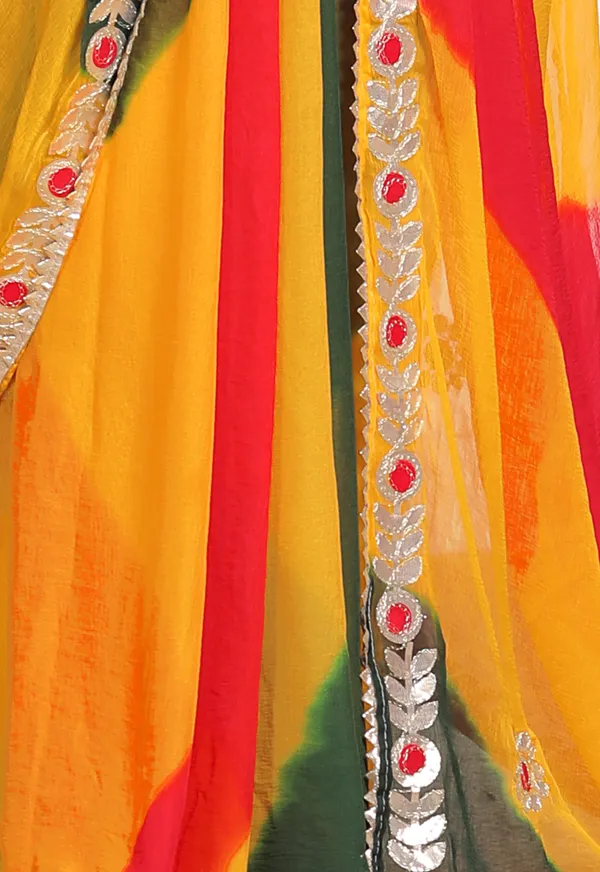 Yellow_Designer_Pure_Chiffon_&_New_Trendy_Bollywood_Saree_For_Women_(With_Blouse)