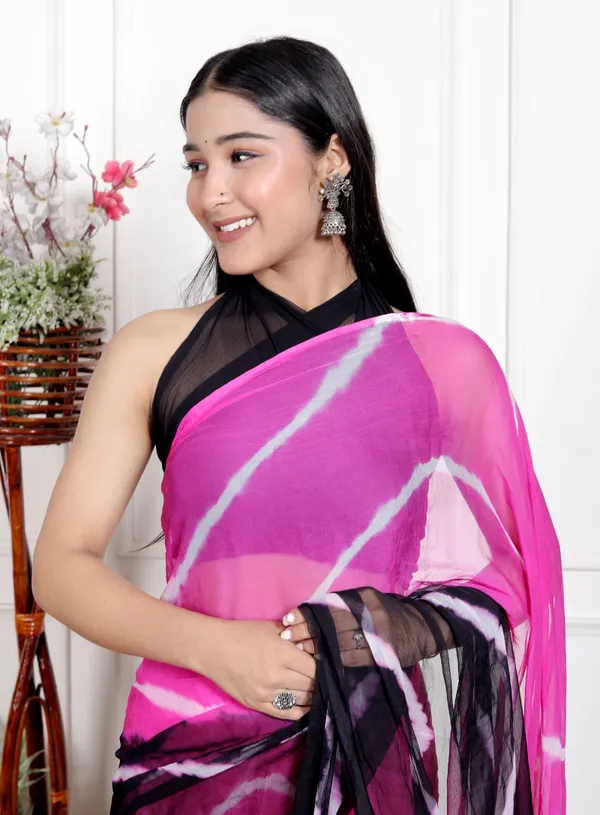 Pink_Designer_Pure_Chiffon_&_New_Trendy_Bollywood_Saree_For_Women_(With_Blouse)