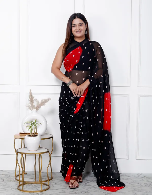 Black_Designer_Pure_Chiffon_&_New_Trendy_Bollywood_Saree_For_Women_(With_Blouse)