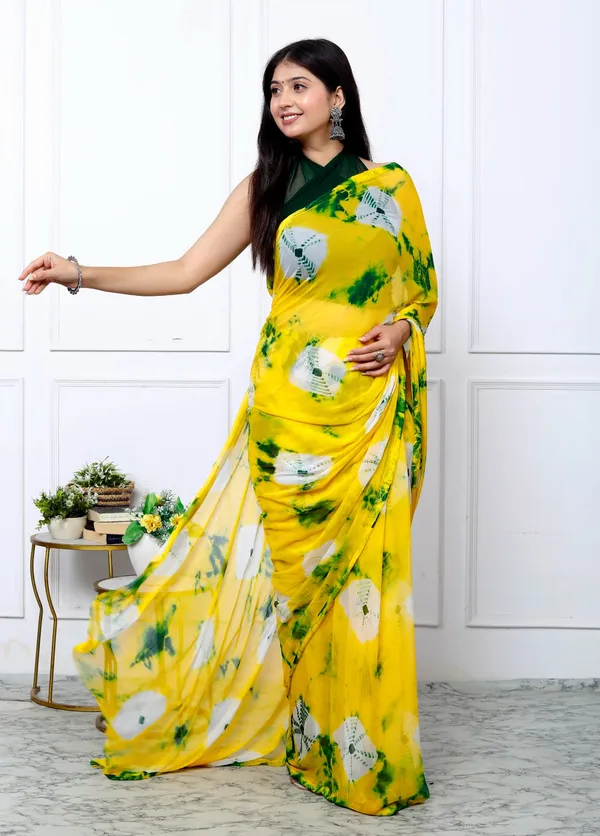 Gold_Designer_Pure_Chiffon_&_New_Trendy_Bollywood_Saree_For_Women_(With_Blouse)
