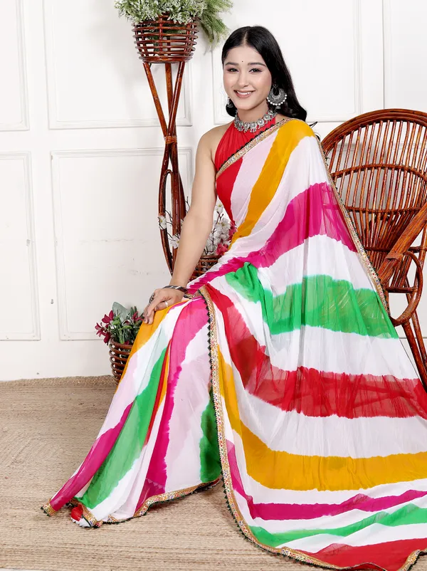 Red_Designer_Pure_Chiffon_&_New_Trendy_Bollywood_Saree_For_Women_(With_Blouse)