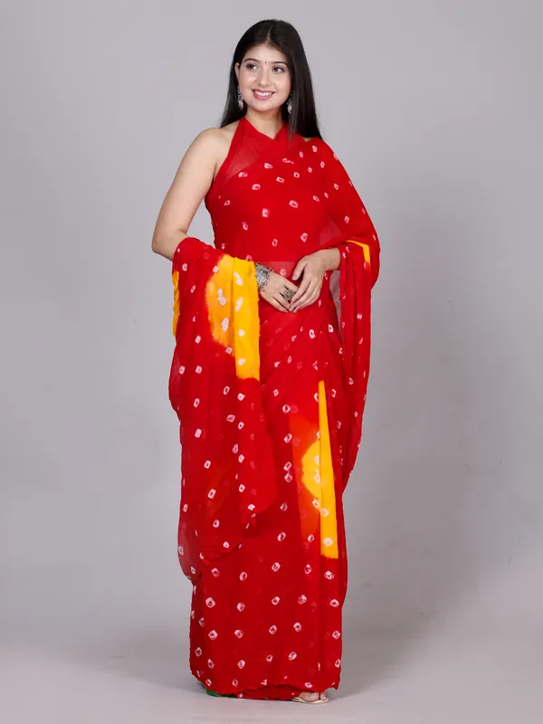 Red_Designer_Pure_Chiffon_&_New_Trendy_Bollywood_Saree_For_Women_(With_Blouse)