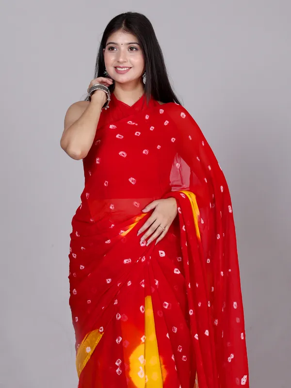 Red_Designer_Pure_Chiffon_&_New_Trendy_Bollywood_Saree_For_Women_(With_Blouse)