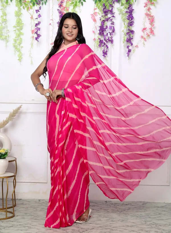 Pink_Designer_Pure_Chiffon_&_New_Trendy_Bollywood_Saree_For_Women_(With_Blouse)