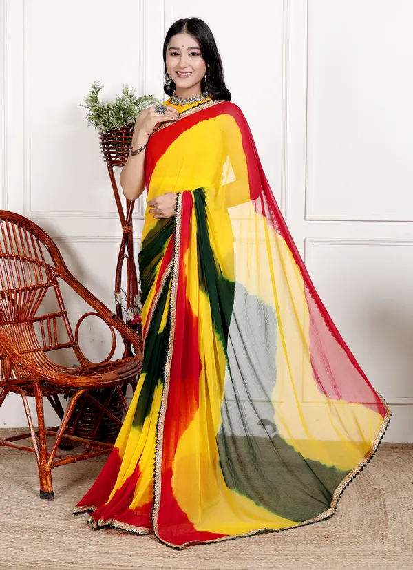 Red_Designer_Pure_Chiffon_&_New_Trendy_Bollywood_Saree_For_Women_(With_Blouse)