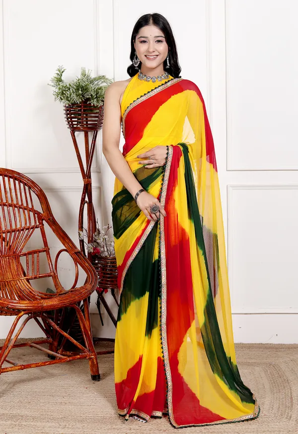 Red_Designer_Pure_Chiffon_&_New_Trendy_Bollywood_Saree_For_Women_(With_Blouse)
