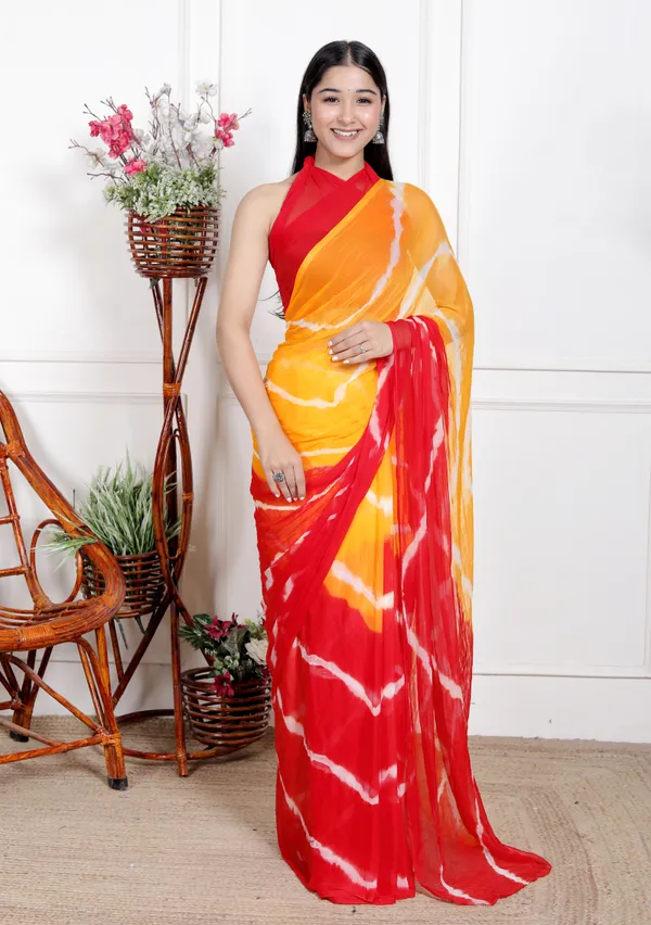 Red_Designer_Pure_Chiffon_&_New_Trendy_Bollywood_Saree_For_Women_(With_Blouse)