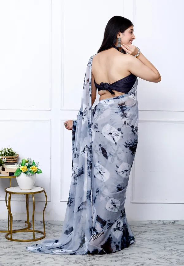 Grey_Designer_Pure_Chiffon_&_New_Trendy_Bollywood_Saree_For_Women_(With_Blouse)