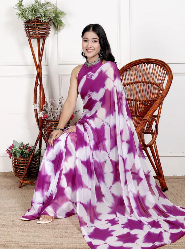 Wine_Designer_Pure_Chiffon_&_New_Trendy_Bollywood_Saree_For_Women_(With_Blouse)