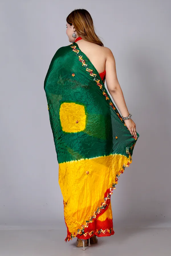 Yellow_Designer_Pure_Chiffon_&_New_Trendy_Bollywood_Saree_For_Women_(With_Blouse)