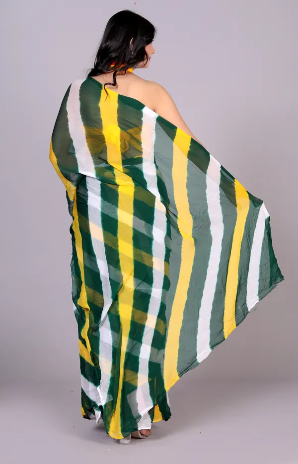 Green_Designer_Pure_Chiffon_&_New_Trendy_Bollywood_Saree_For_Women_(With_Blouse)