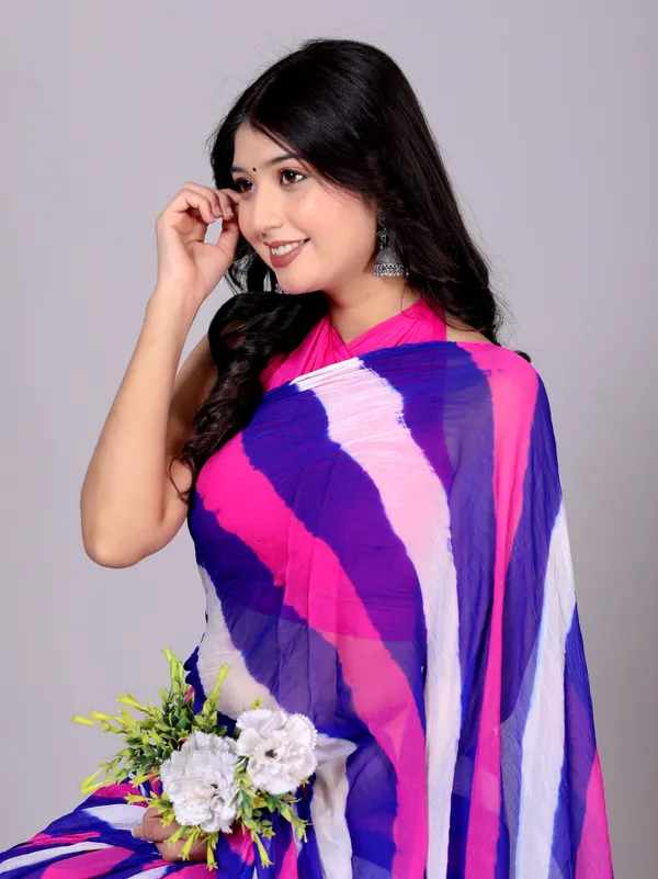 Pink_Designer_Pure_Chiffon_&_New_Trendy_Bollywood_Saree_For_Women_(With_Blouse)