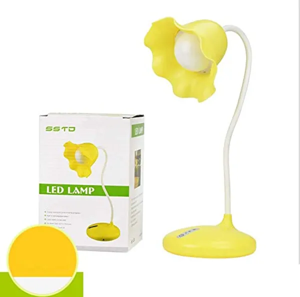 Multicolor_Simple_Cartoon_Trumpet_Led_Table_Lamp_Usb_Power_Supply_Three-Speed_Touch_Dimming_Study_Book_Light