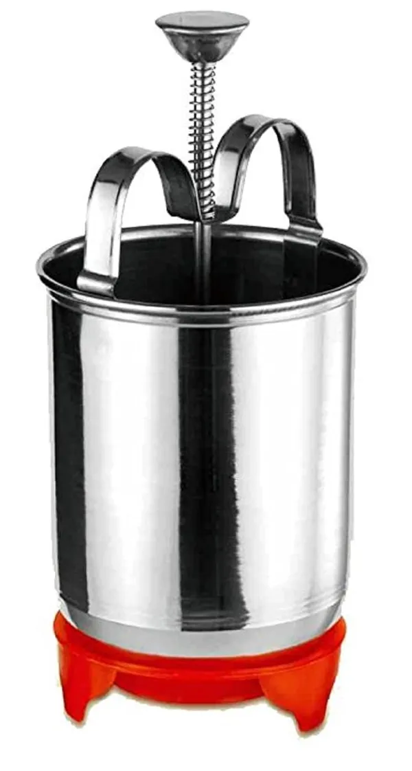 Red_Stainless_Steel_Medu_Vada_Maker_With_Stand