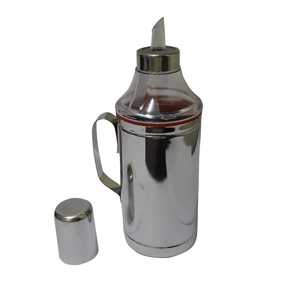 Silver_Steel_Cooking_Oil_Pot_Dropper_Dispenser_Pourer_With_Handle_For_Non_Slip_Grip