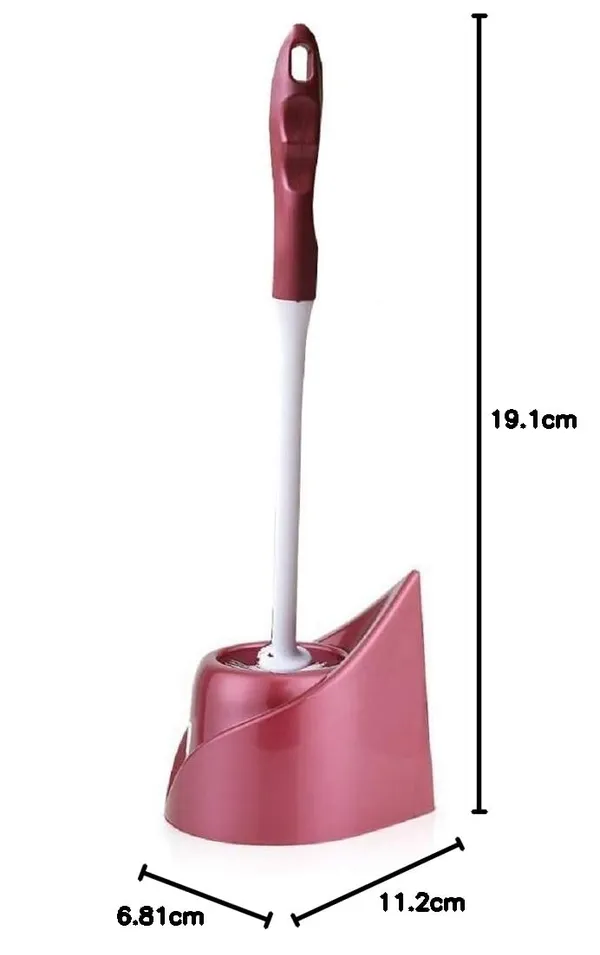 Red_Toilet_Brush_And_Holder_Bowl_Cleaning_System_With_Scrubbing_Wand_For_Bathroom
