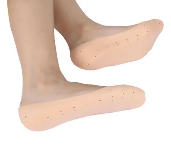 Beige_Anti_Crack_Full_Length_Silicon_Foot_Protector_Moisturizing_Socks_For_Foot_Care_And_Heel_Cracks