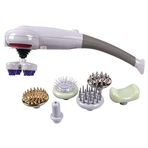 White_Stepless_Speed_8_Head_Massage_Stick_A_Complete_Body_Massager_Magic_Massager
