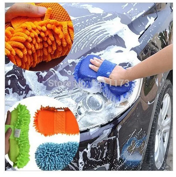 Pack_Of_2_Double_Sided_Microfibre_Wash_And_Dust_Mitt_Cleaning_Duster_(Random_Colors)