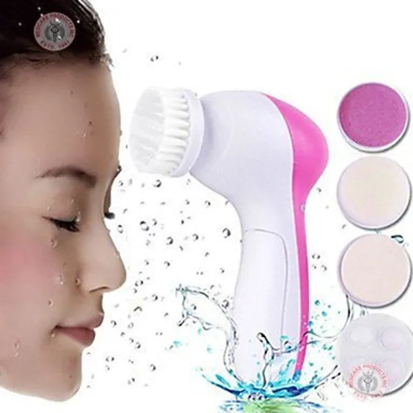 Pink_5_In_1_Beauty_Care_Facial_Massager_With_2_Speed_Control