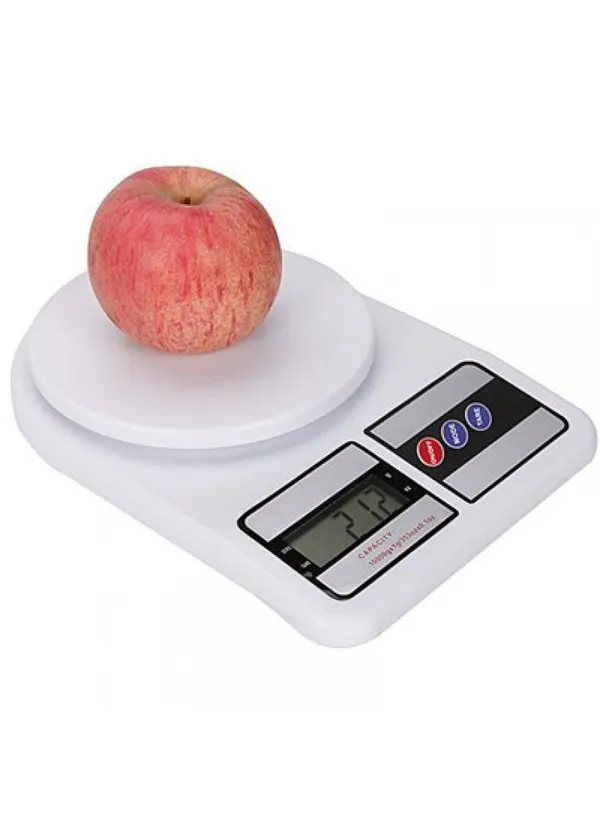 White_Electronic_Kitchen_Digital_Weighing_Scale_10_Kg_With_Batteries_(Sf_-_400)
