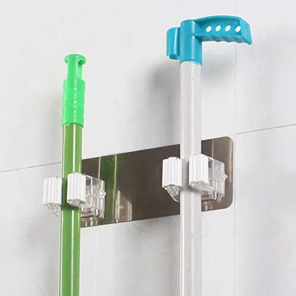 Silver_Magic_Sticker_Series_Multifunction_Plastic_Self_Adhesive_Mop_And_Broom_Wall_Mounted_Holder_For_Home/Kitchen_(9X8_Cm)