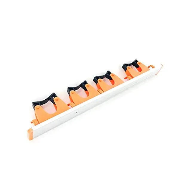 Orange_Mop_Holder_And_Broom_Holder,_4_Slot_Position_With_5_Hooks_Garage_Storage_Holder_Wall_Mounted,Material-Aluminum_(Style-2)