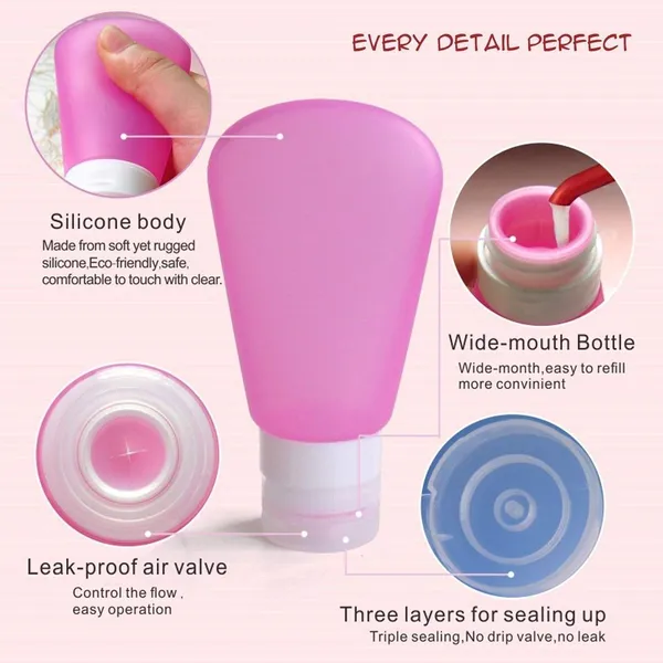 Multicolor_4Pcs_Travel_Silicone_Bottles_Set_-_90Ml_Portable_Silicone_Travel_Bottle_Lotion_Shampoo_Cosmetic_Empty_Mini_Tub_Containers_Squeezable_Bottle_For_Shower_Gel,_Liquid_Soap,Toiletries