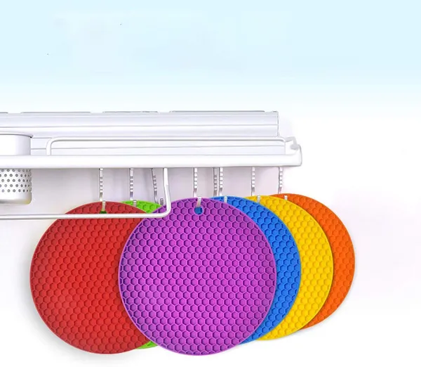 Multicolor_Silica_Gel_Anti_Hot_Heat_Resistant_Round_Pot_Holder_Disc_Pads_Car_Dashboard_Pad_Dining_Table_Mat_Placemat_Coasters_Pack_Of_5