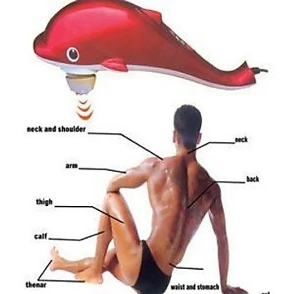 Red_Big_Dolphin_Vibration_Full_Body_Massager_Pain_Relief_Muscle_Relax