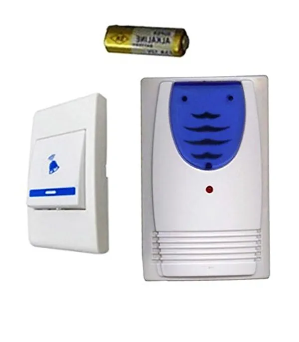 White_Enterprise_Wireless_Remote_Control_Door_Calling_Bell