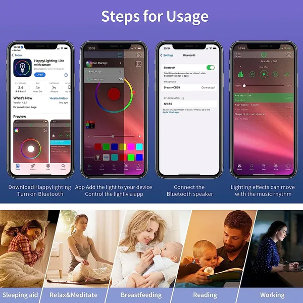 White_Rgb_Lamp_Alarm_Clock_With_Led_Ambient_Desk_Lamp_Night_Light_Wireless_Charger_(Adv)