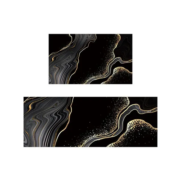 Black_Modern_Kitchen_Floor_Mat_With_Water_And_Oil_Absorption,_Anti_Slip_Crystal_Velvet_Long_Strip_Foot_Mat
