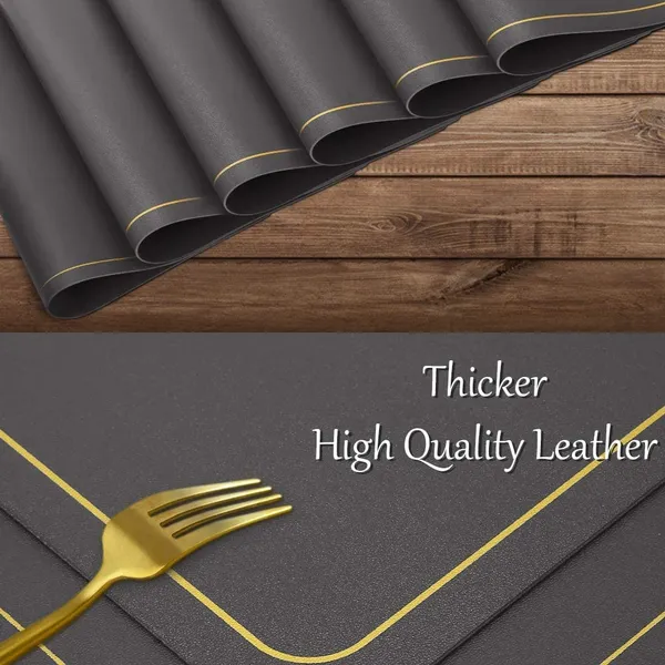 Brown_Pu_Leather_Dining_Table_Mat_Waterproof_Heat_Insulation_Placements