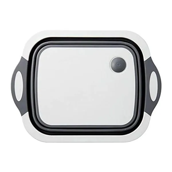 White_Foldable_Vegetable_Sink_Drain_Basket_Home_Kitchen_Sink_Washing_Fruit_Bowl_Vegetable_Basket_Functional_Folding_Cutting_Board_(Chopping_Board)