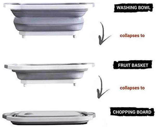 White_Foldable_Vegetable_Sink_Drain_Basket_Home_Kitchen_Sink_Washing_Fruit_Bowl_Vegetable_Basket_Functional_Folding_Cutting_Board_(Chopping_Board)