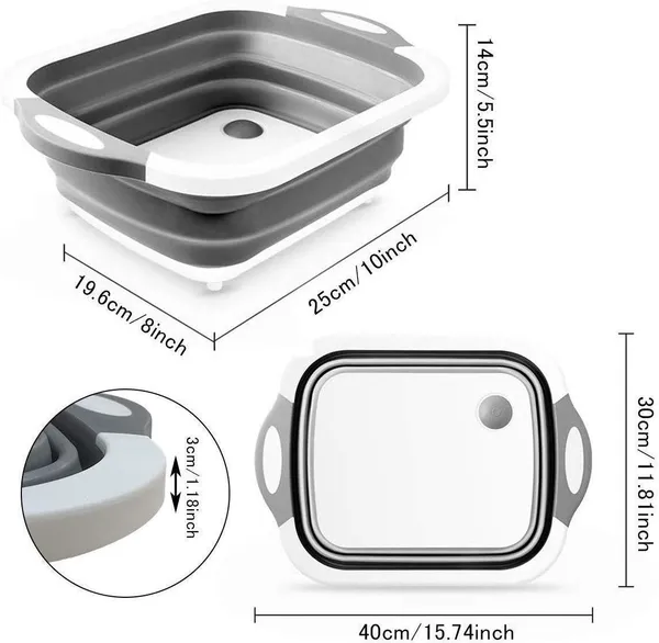 White_Foldable_Vegetable_Sink_Drain_Basket_Home_Kitchen_Sink_Washing_Fruit_Bowl_Vegetable_Basket_Functional_Folding_Cutting_Board_(Chopping_Board)