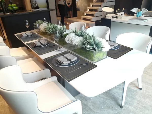 Set_of_6_Gray_Pu_Leather_Dining_Table_Mat_Waterproof_Heat_Insulation_Placements