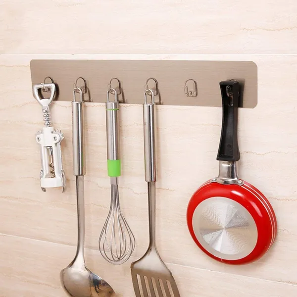 White_Magic_Sticker_Series_Chrome_Plated_Metal_Self_Adhesive_Used_For_Bathroom_&_Kitchen_Item_Hanger_Hook_Rail_(Kitchen_Hanger)