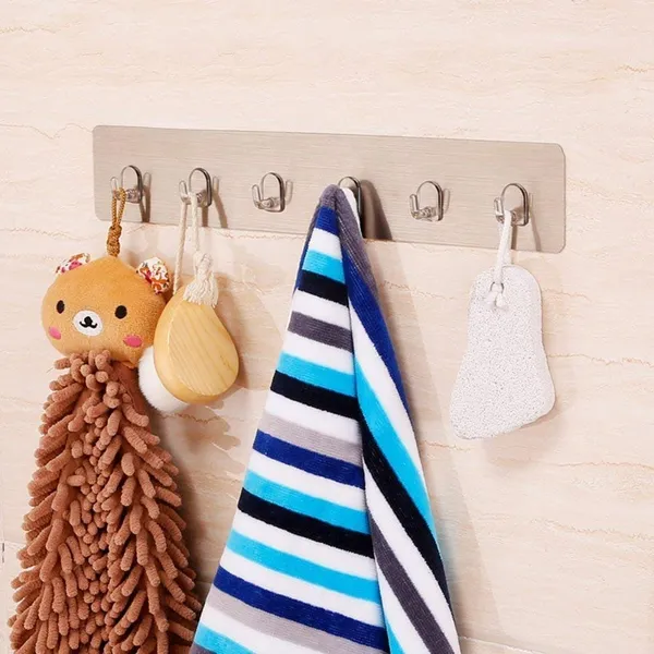White_Magic_Sticker_Series_Chrome_Plated_Metal_Self_Adhesive_Used_For_Bathroom_&_Kitchen_Item_Hanger_Hook_Rail_(Kitchen_Hanger)