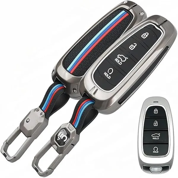 Premium_Metal_Key_Cover_Compatible_for_Hyundai_Tucson_Car_4_Button_Smart_Key