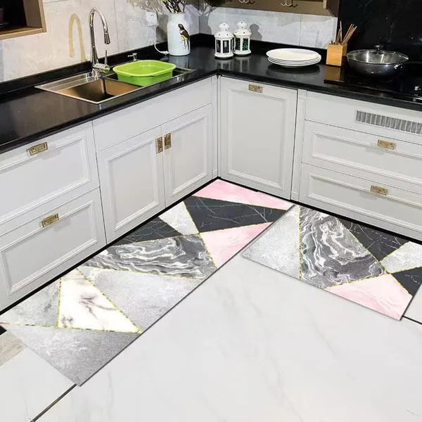 Pink_Grey_Modern_Kitchen_Floor_Mat_With_Water_And_Oil_Absorption,_Anti_Slip_Crystal_Velvet_Long_Strip_Foot_Mat