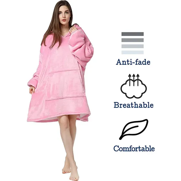 Pink_Oversized_Hoodie_Blanket_Women_Ultra_Plush_Fleece_With_Soft_Sherpa_Reversible_Warm_Cosy_Comfy_Wearable_Hooded_Giant_Sweatshirt_Throw_For_Girls_Adults_Men_Boys_Kids_Big_Pocket