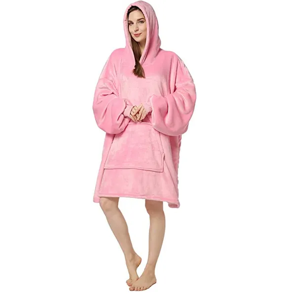 Pink_Oversized_Hoodie_Blanket_Women_Ultra_Plush_Fleece_With_Soft_Sherpa_Reversible_Warm_Cosy_Comfy_Wearable_Hooded_Giant_Sweatshirt_Throw_For_Girls_Adults_Men_Boys_Kids_Big_Pocket