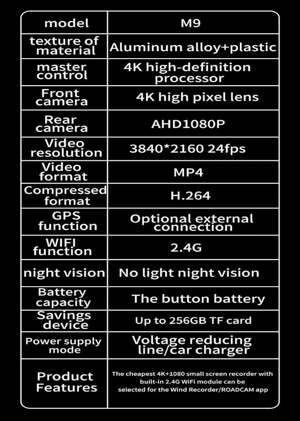 Black_3_Dash_Cam_4K_Front_1080_Rear_&_1080_Cabin_Dash_Cam_Wifi_Gps_Front_Cabin_Recorder_Cars_Infrared_Night_Ips_3_Inch_Screen_Loop_Recording_Wdr_Parking