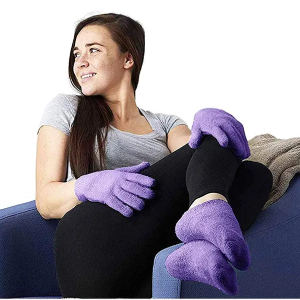 Purple_Pink_Soften_Moisturising_Spa_Comfy_Recovery_Foot_Hand_Care_Gel_Socks_And_Gloves