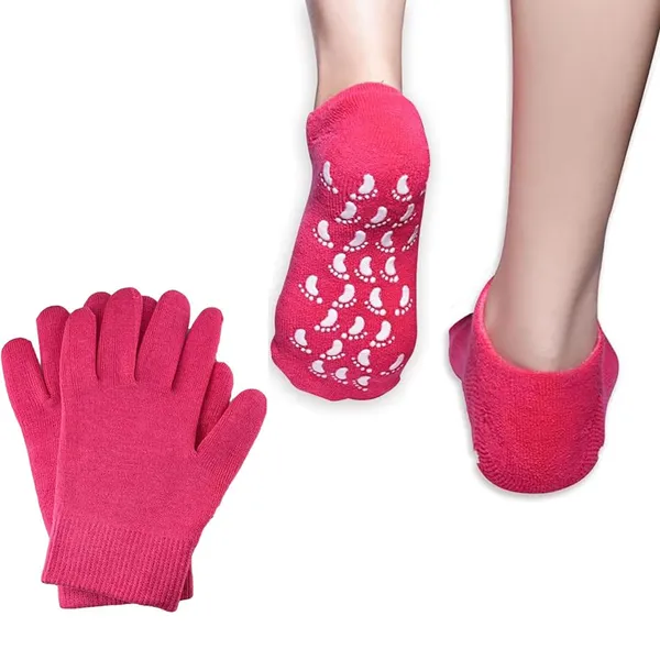 Red_Pink_Soften_Moisturising_Spa_Comfy_Recovery_Foot_Hand_Care_Gel_Socks_And_Gloves