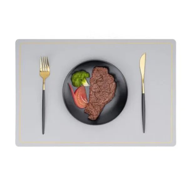 Silver_Leather_Placemats_For_Dining_Table,_Waterproof_Heat_Resistant_Easy_To_Clean_Non-Slip_Wipeable_Pu_Leather_Place_Mats_Indoor,_Washable_Kitchen_Table_Mats
