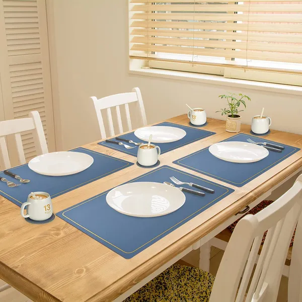Sky_Blue_Pu_Leather_Dining_Table_Mat_Waterproof_Heat_Insulation_Placements